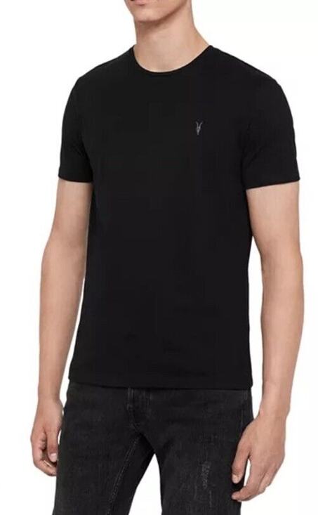 AllSaints Other - ALLSAINTS Men’s Black Crew T-shirt Cotton Extra soft finish M